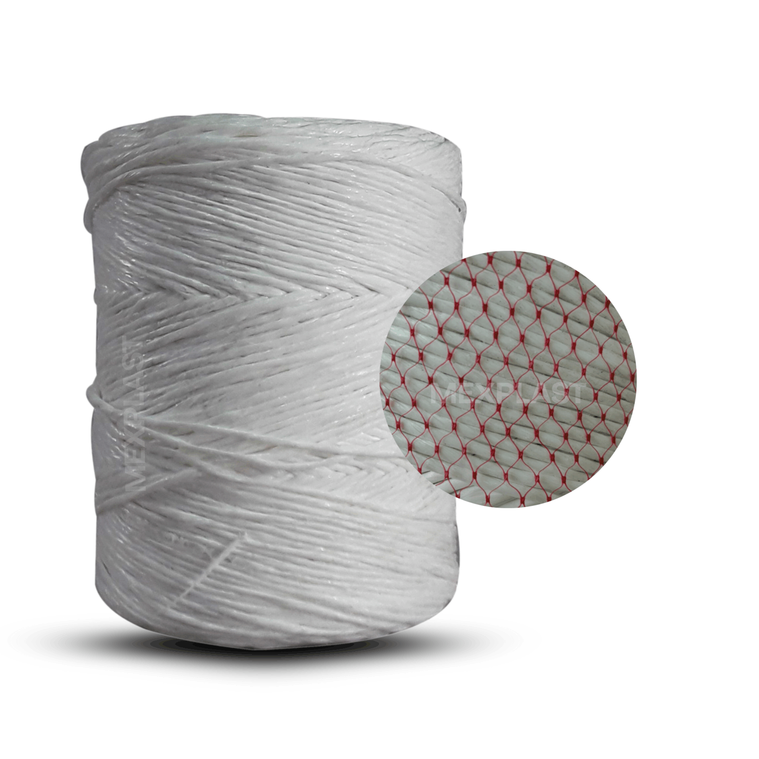 RAFIA CALIBRE 6 MM BOBINA GRANDE - MEXPLAST