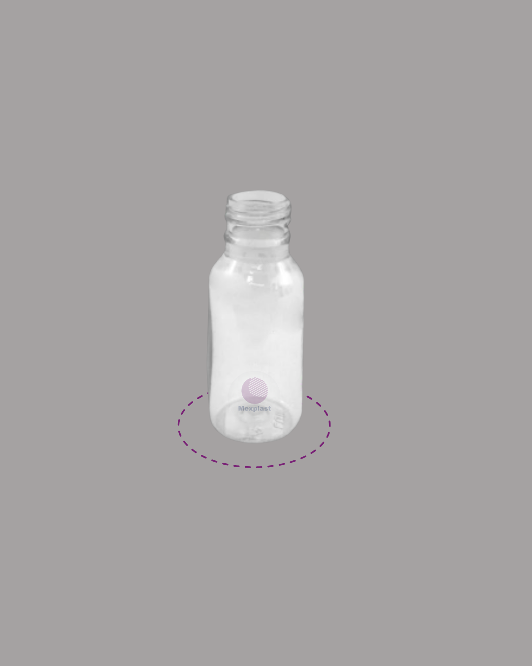BOTELLA 60 ML. PET CRISTAL R-24 SIN TAPA