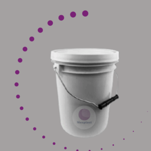 CUBETA PLASTICO 5 LTS. 1RA CON TAPA LISA