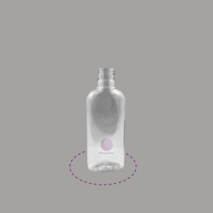 BOTELLA 125 ML. OVAL R-24 SIN TAPA