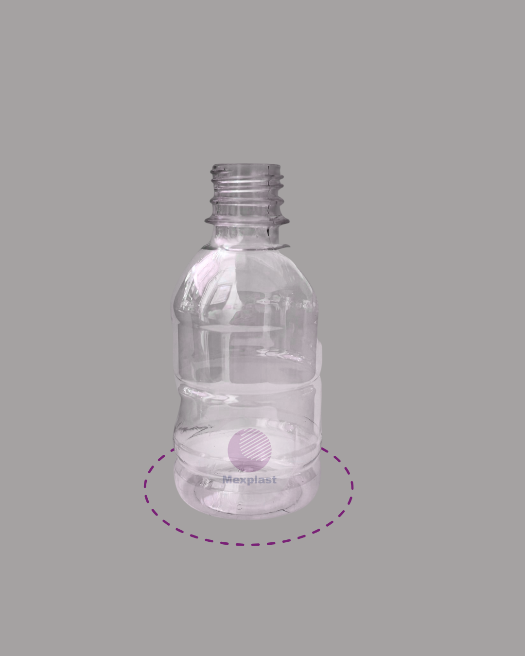 BOTELLA PET 250 ML. SN FIN R-28 SIN TAPA