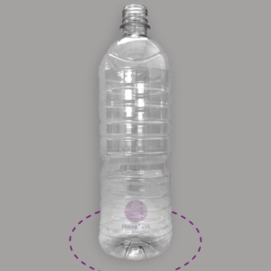 BOTELLA PET 1 LT. ANILLADA CUELLO LARGO R-28 SIN TAPA