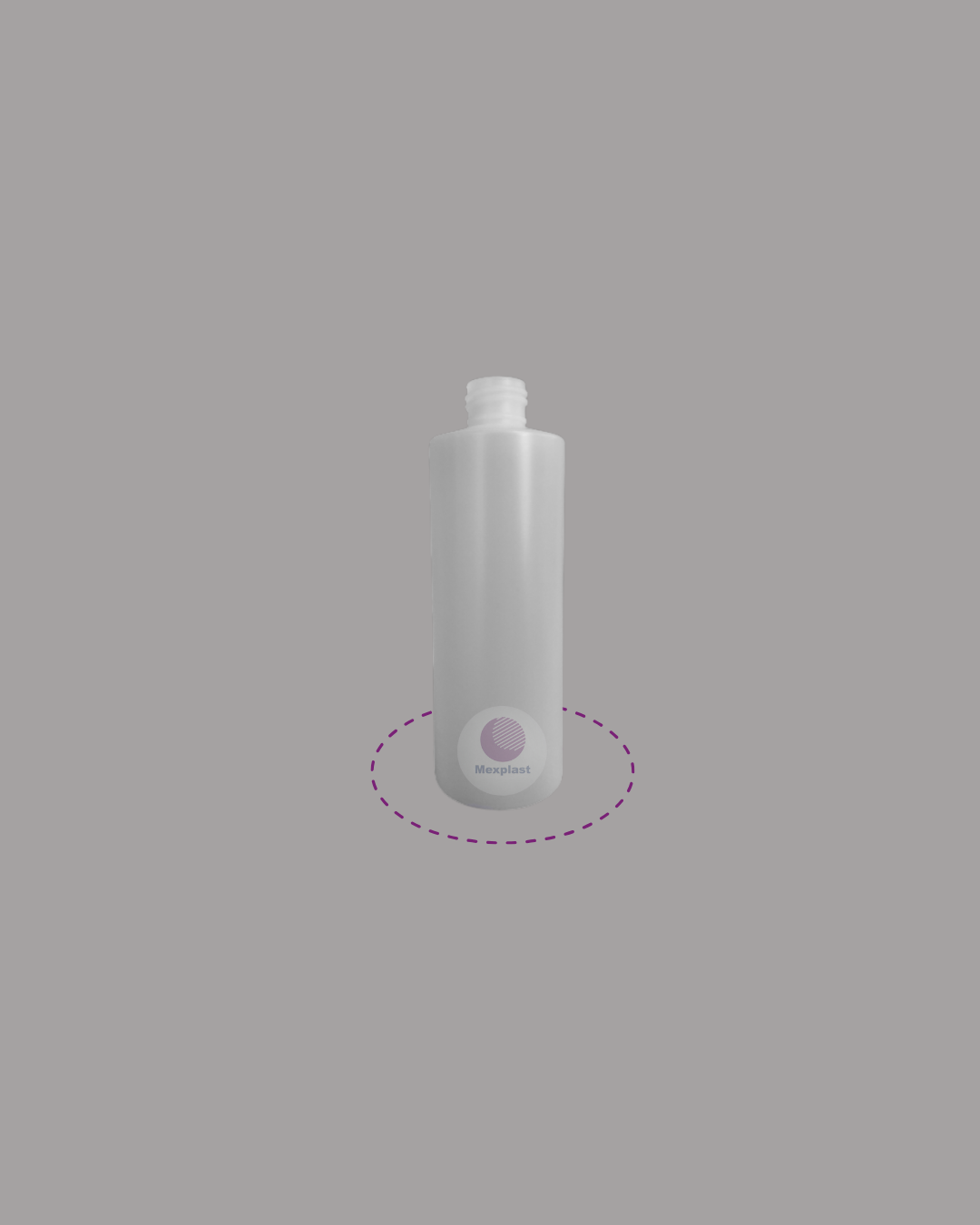 BOTELLA PEAD 250 ML. LISO R-24 SIN TAPA