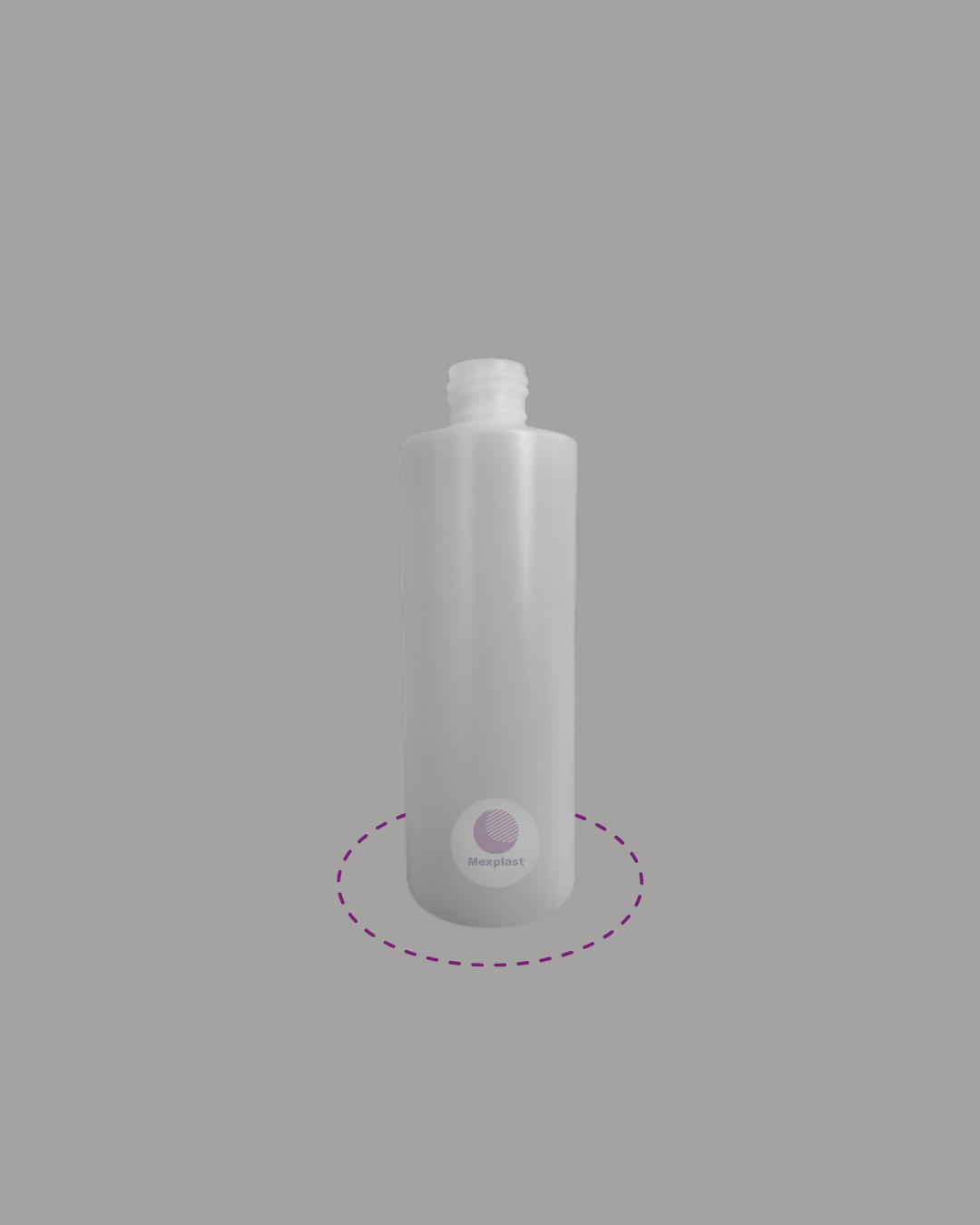 BOTELLA PEAD 500 ML. LISO R-24 SIN TAPA