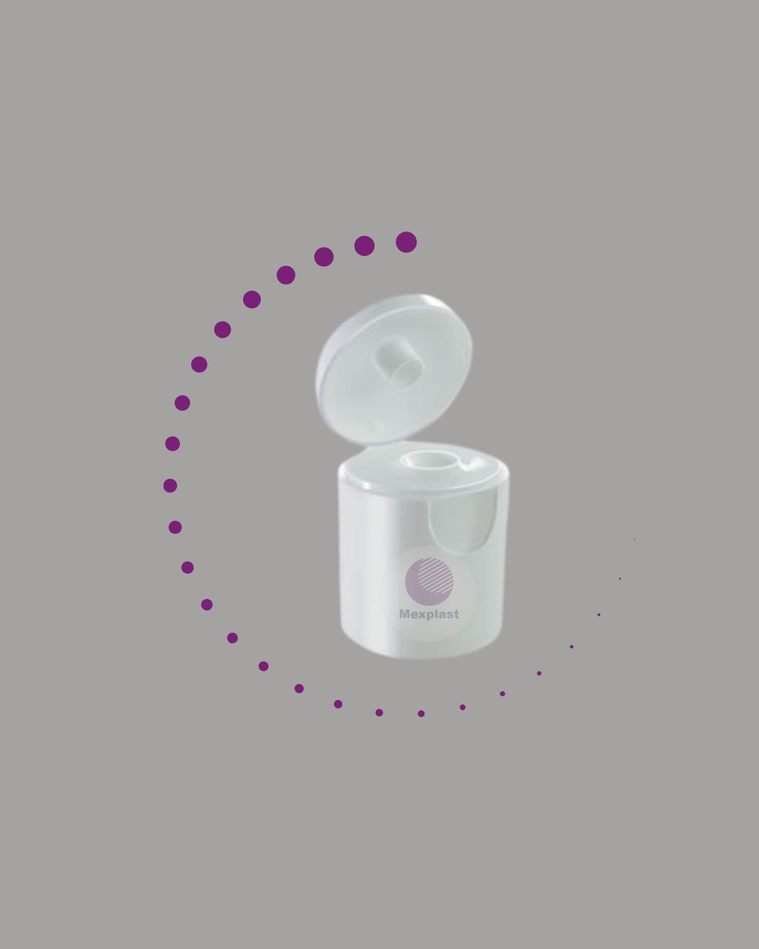 TAPA FLIP TOP R-24/415 BLANCA