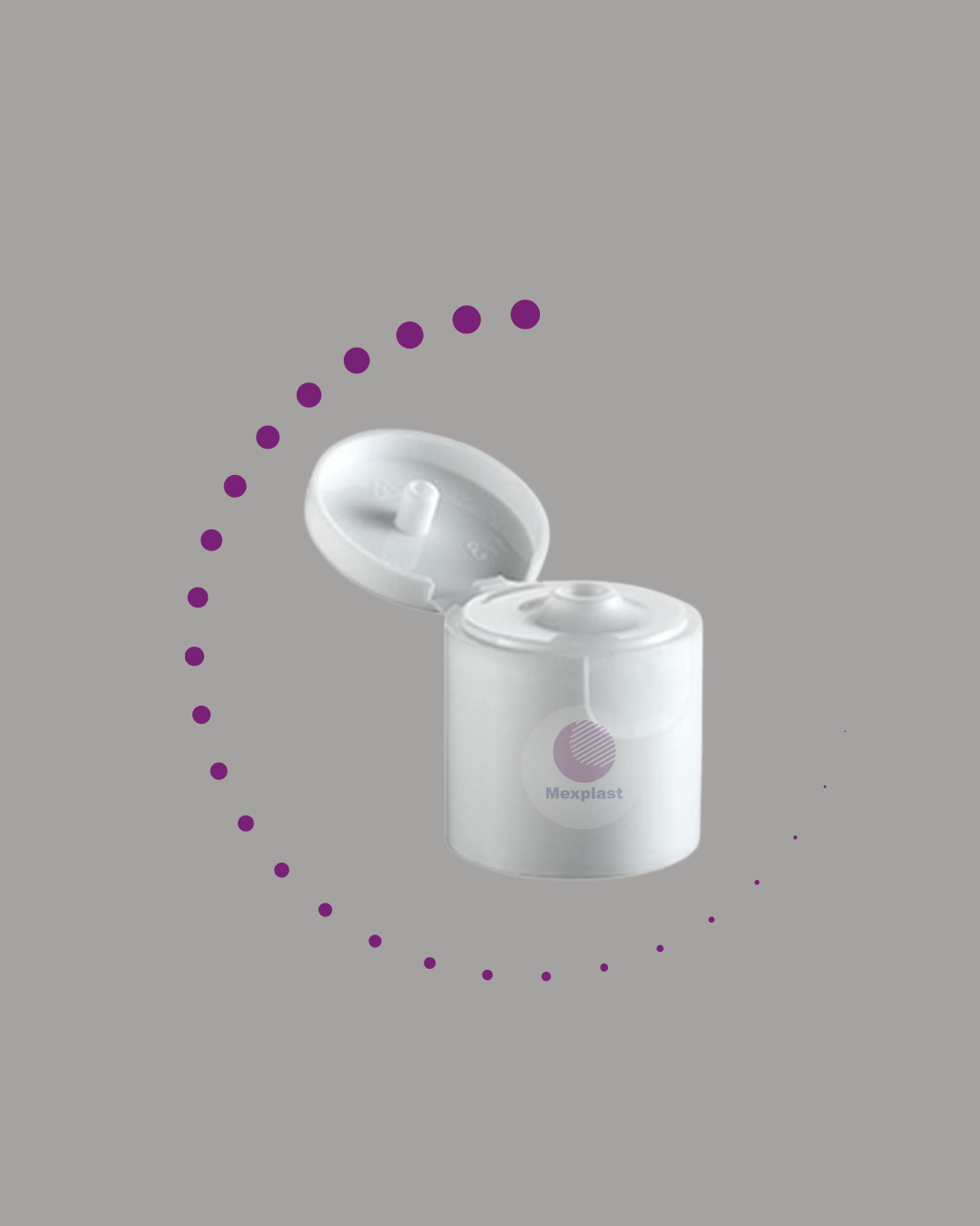 TAPA FLIP TOP R-28/410 BLANCA