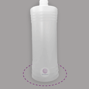 BOTELLA PEAD 1 LT. ANILLADO R-28 SIN TAPA