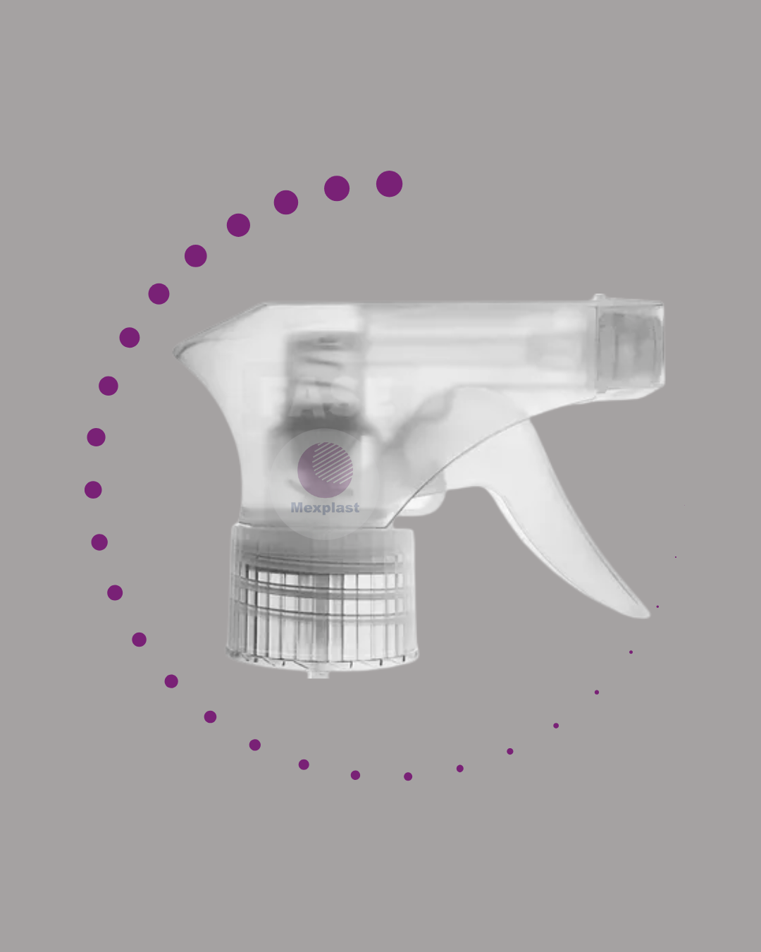 PISTOLA ALIEN TRANSPARENTE